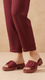 Maroon Formal Slipper PU0617