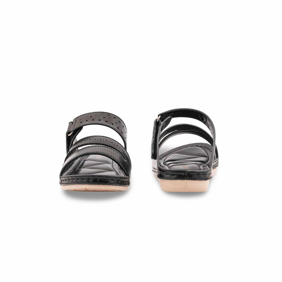 Black Formal Slipper For Women PU0652