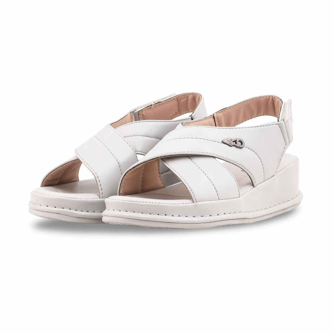 Grey Formal Sandal For Ladies PU0656
