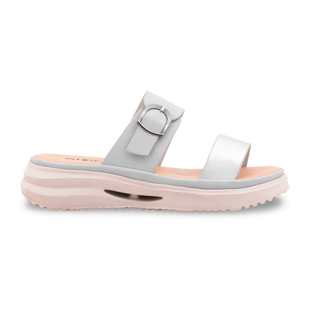 Grey Formal Slipper For Ladies PU0663