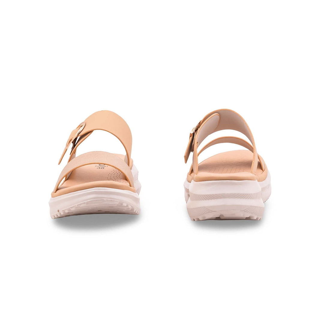 Beige Formal Slipper For Ladies PU0663