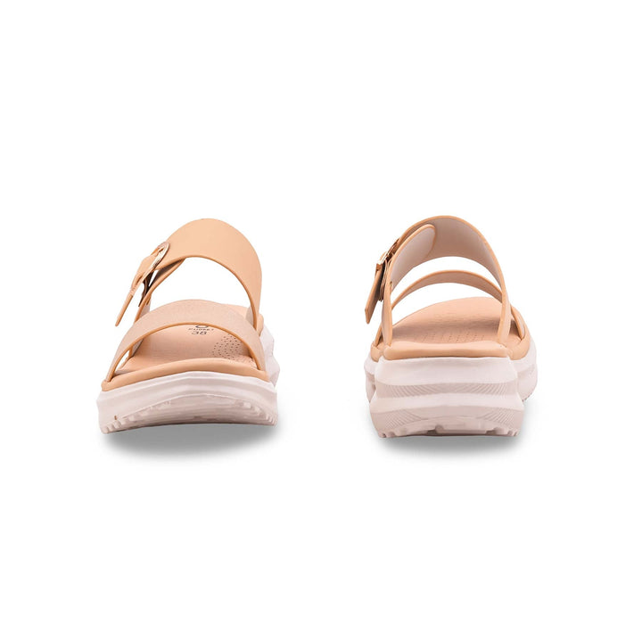 Beige Formal Slipper For Ladies PU0663
