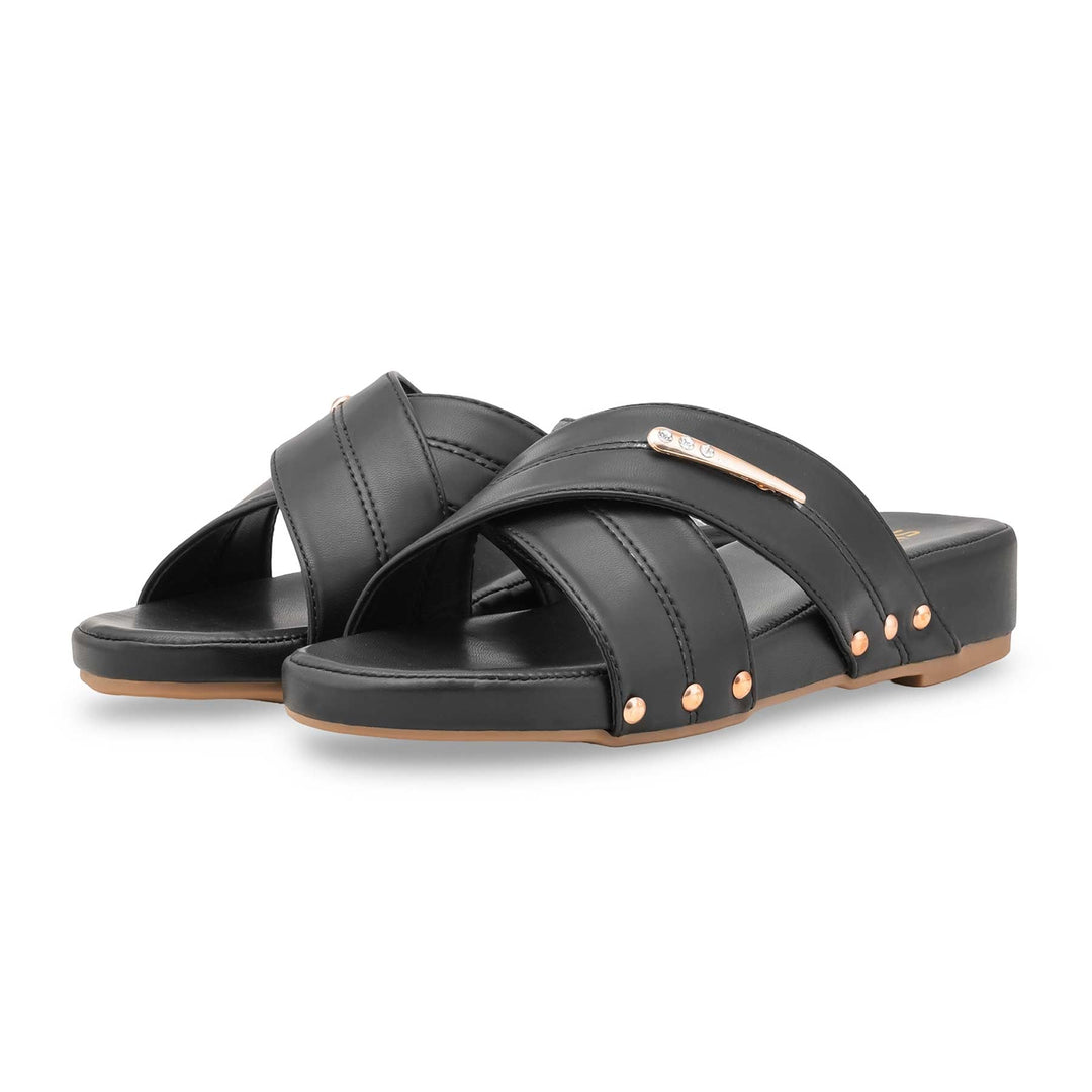 Black Formal Women Slipper PU0665