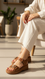 Mustard Formal Sandal For Women PU0675