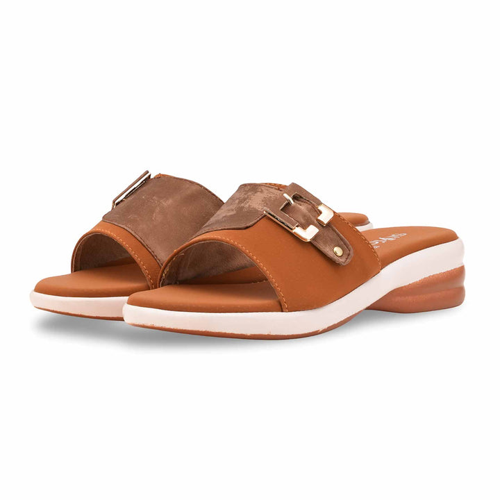 Mustard Formal Slipper For Women PU0678