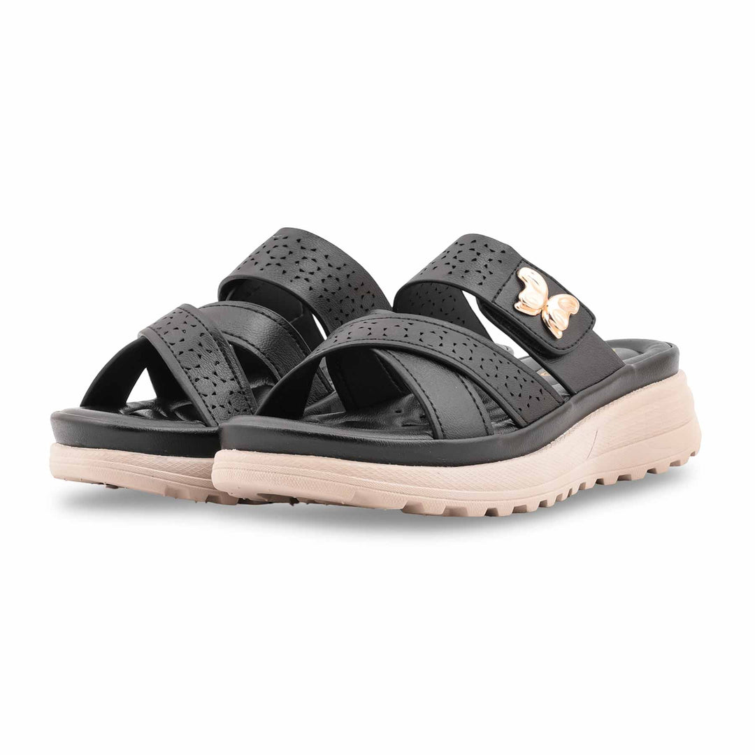 Black Formal Women Slipper PU0681
