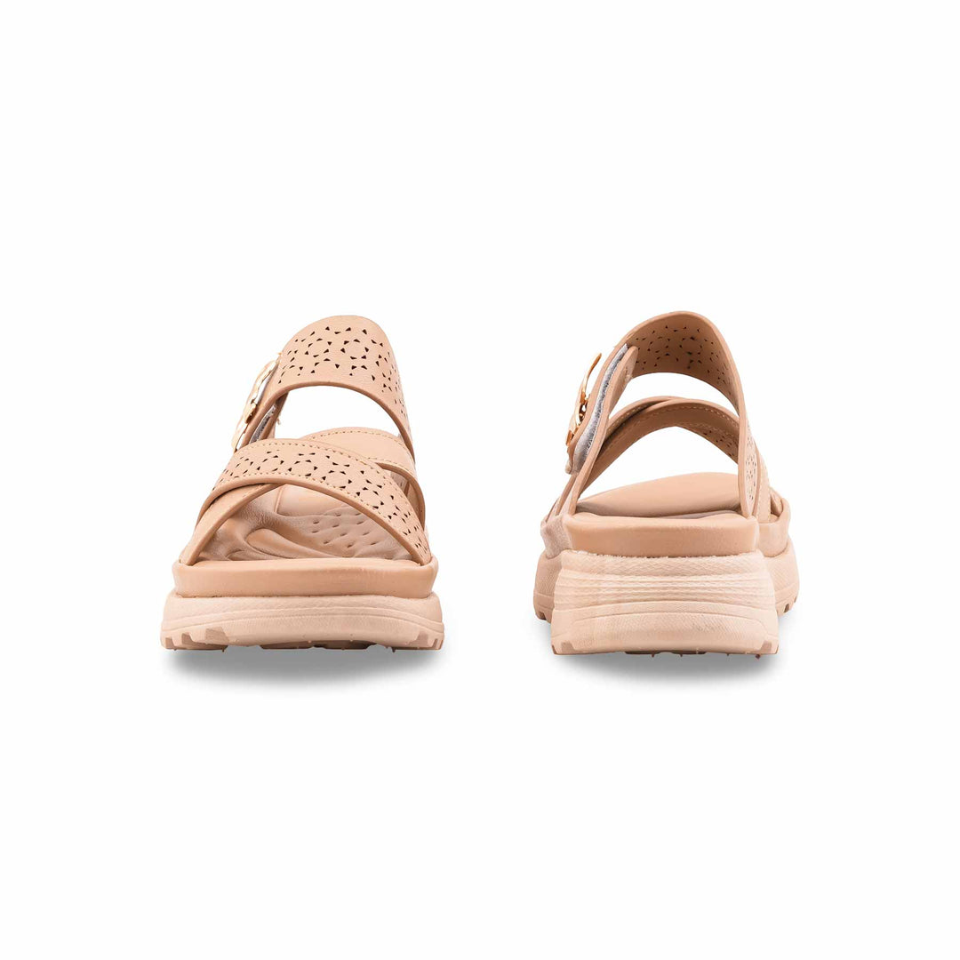 Beige Formal Slipper For Women PU0681