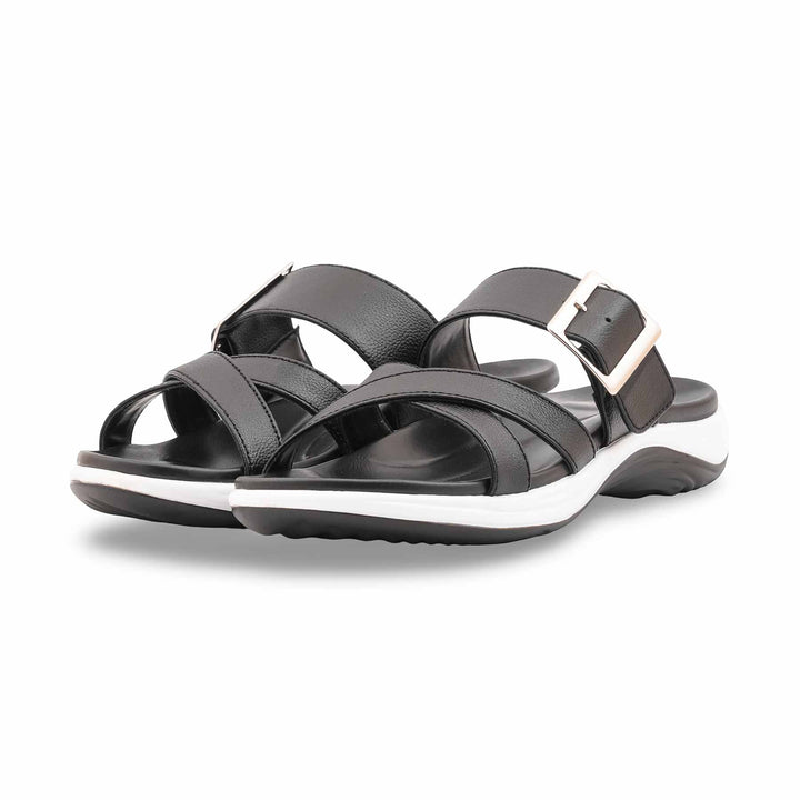 Black Formal Slipper For Women PU0686
