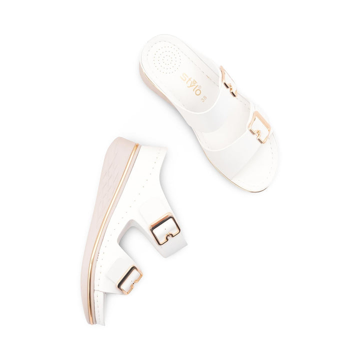White Formal Women Slipper PU0732