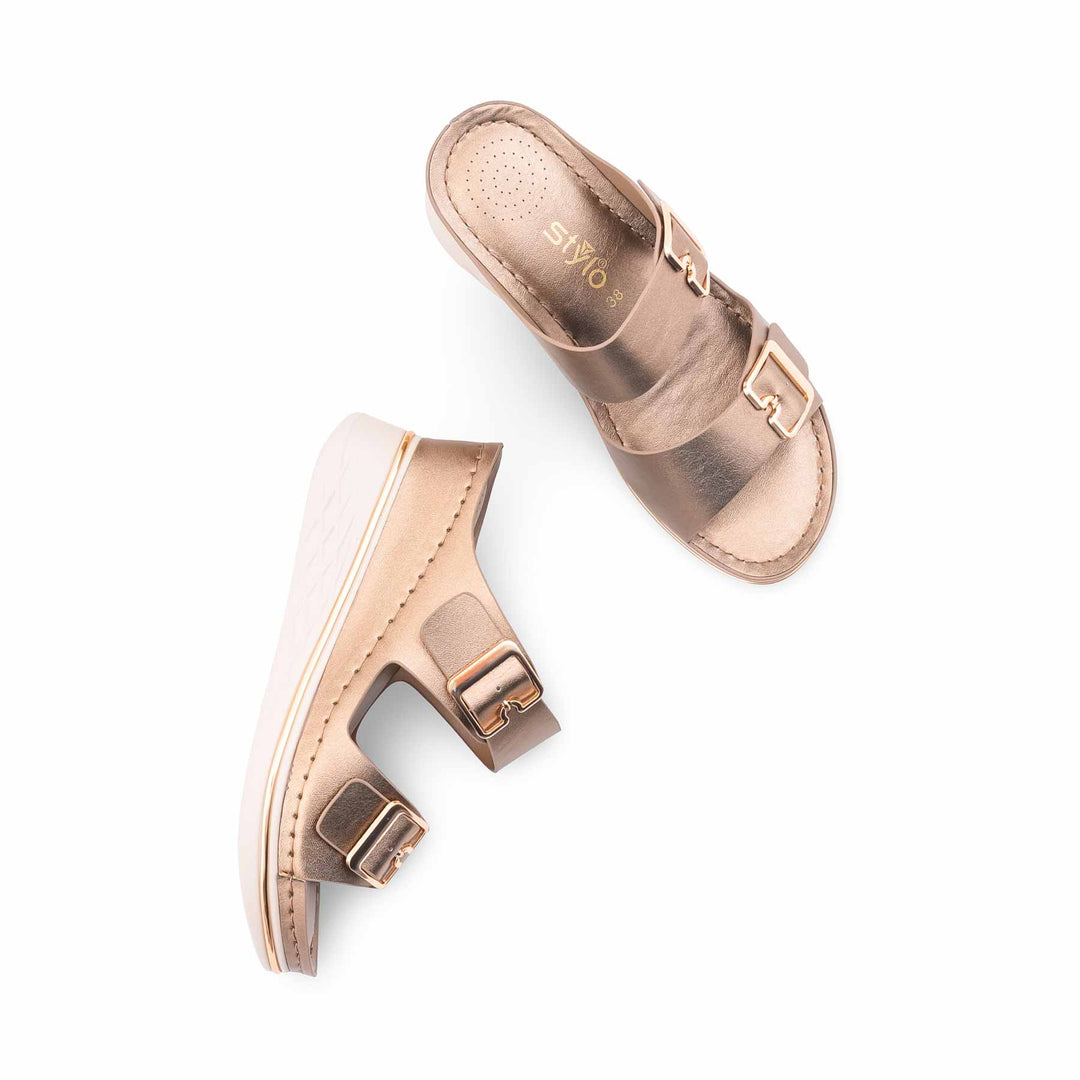 Bronze Formal Women Slipper PU0732