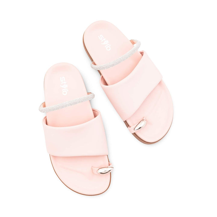 Pink Formal Chappal For Women PU0745