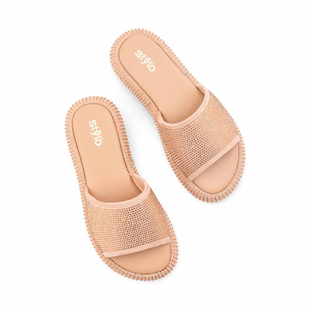 Beige Formal Women Slipper PU0748