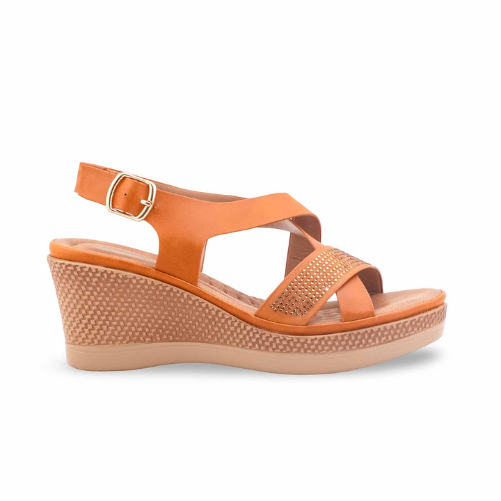 Mustard Formal Sandal For Women PU0752