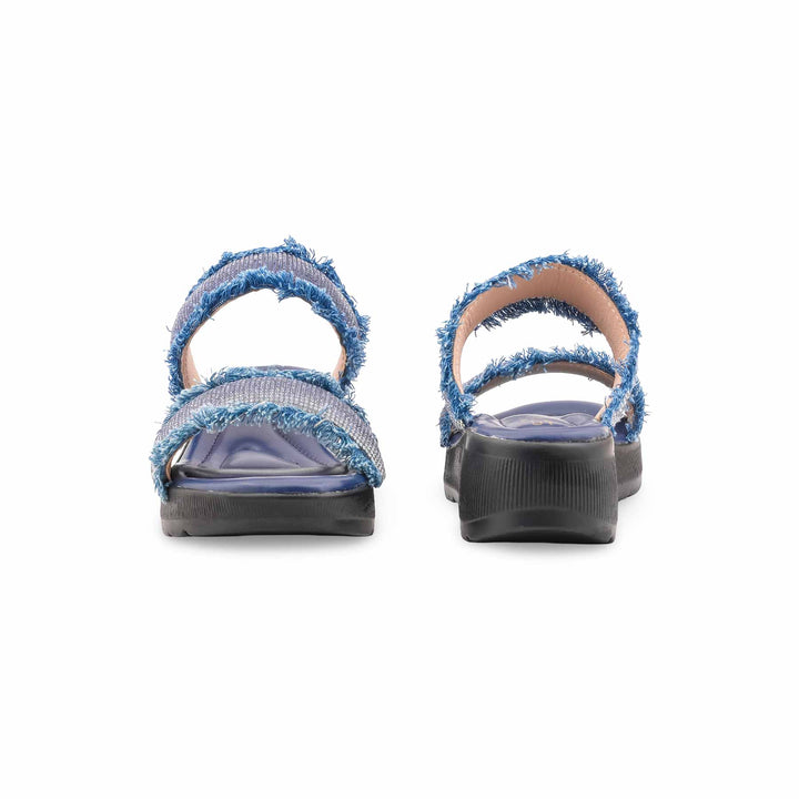 Blue Formal Slipper For Ladies PU0768