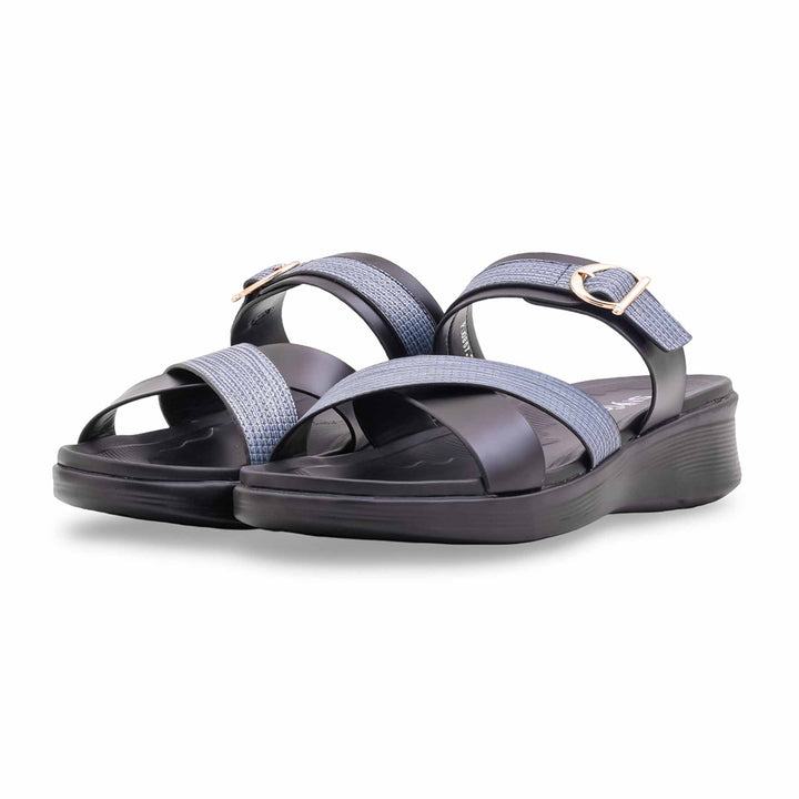 Black Formal Slipper For Ladies PU0857