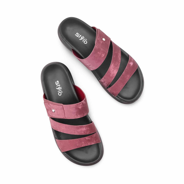 Maroon Formal Women Slipper PU0861