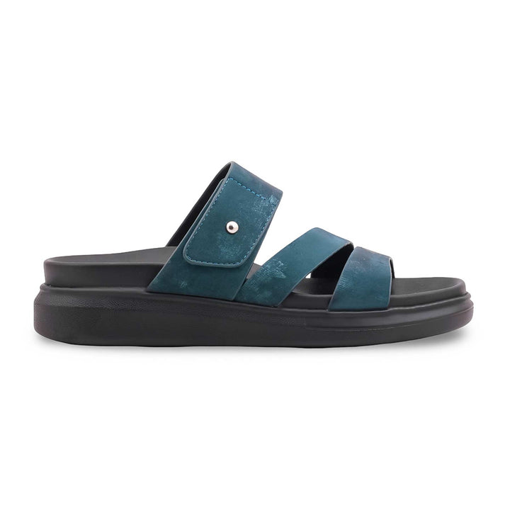 Teal Blue Formal Women Slipper PU0861