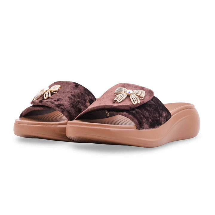 Brown Formal Women Slipper PU0890