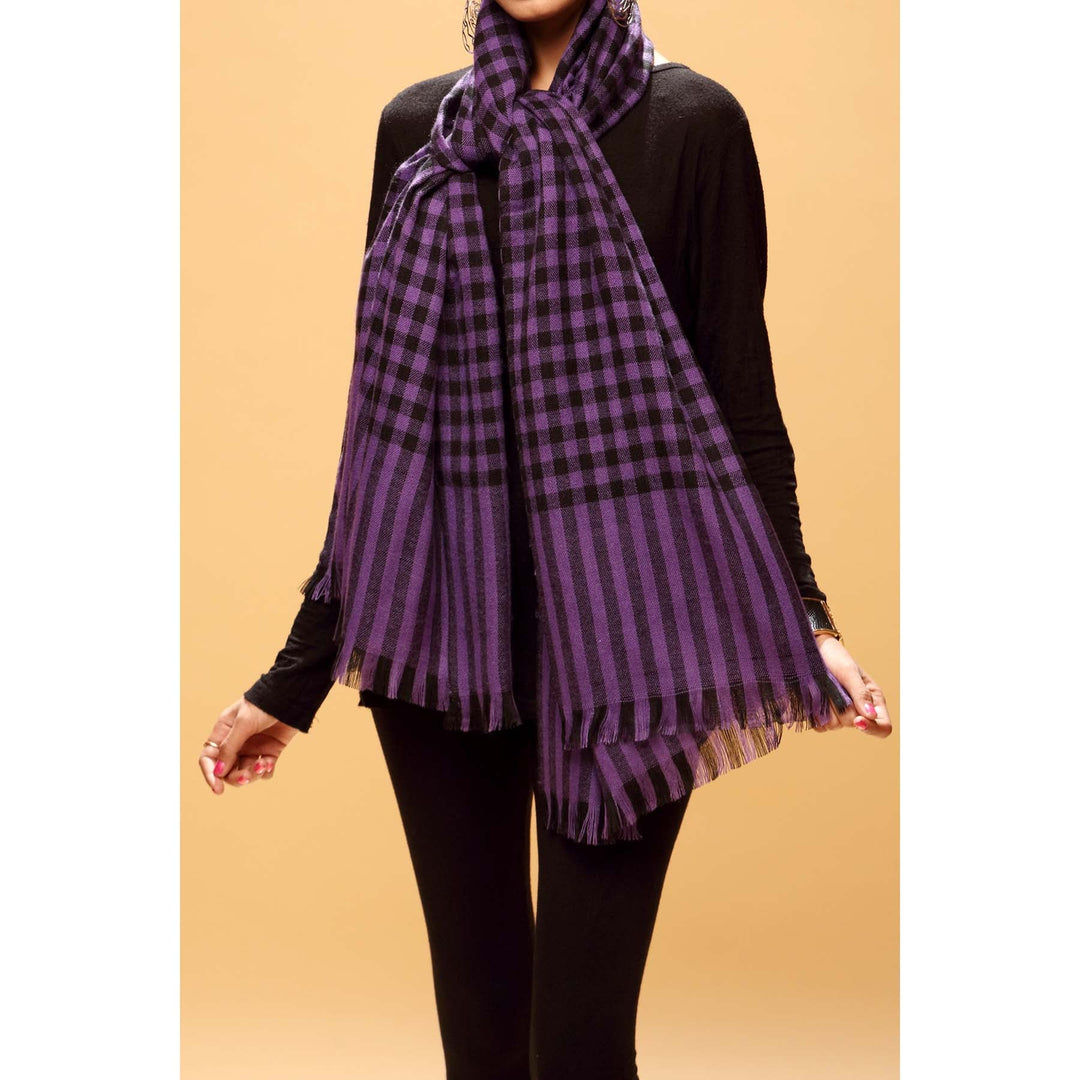 Blue Color Acrylic Stole PW1706