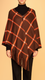 Brown Winter Cape Shawl PW1817