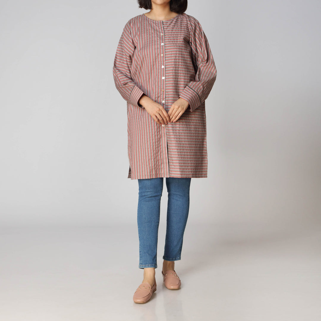 1PC- Cotton Stripe Shirt  PW2127
