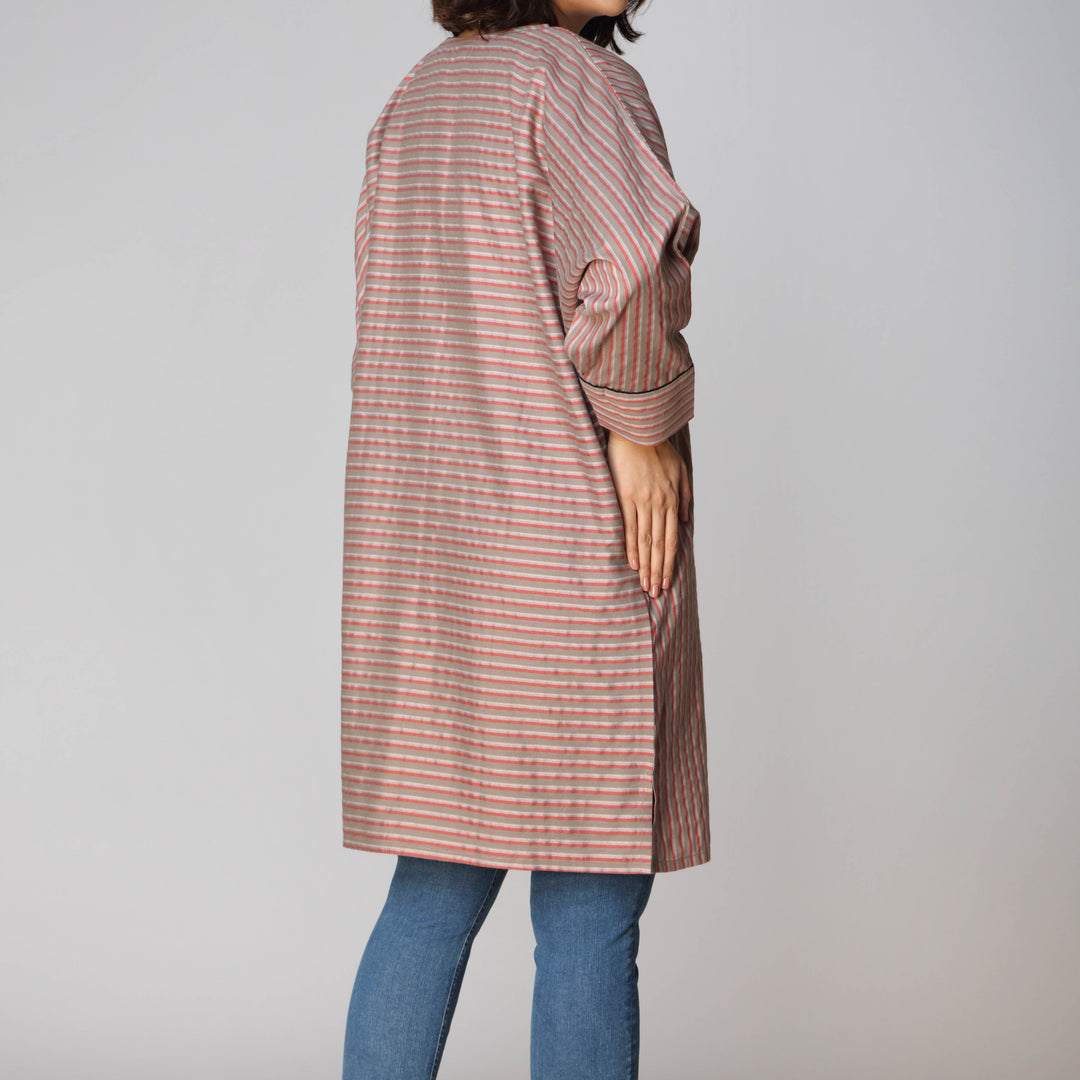 1PC- Cotton Stripe Shirt  PW2127