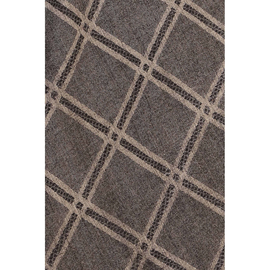 Grey Cross Check Stole PW2712