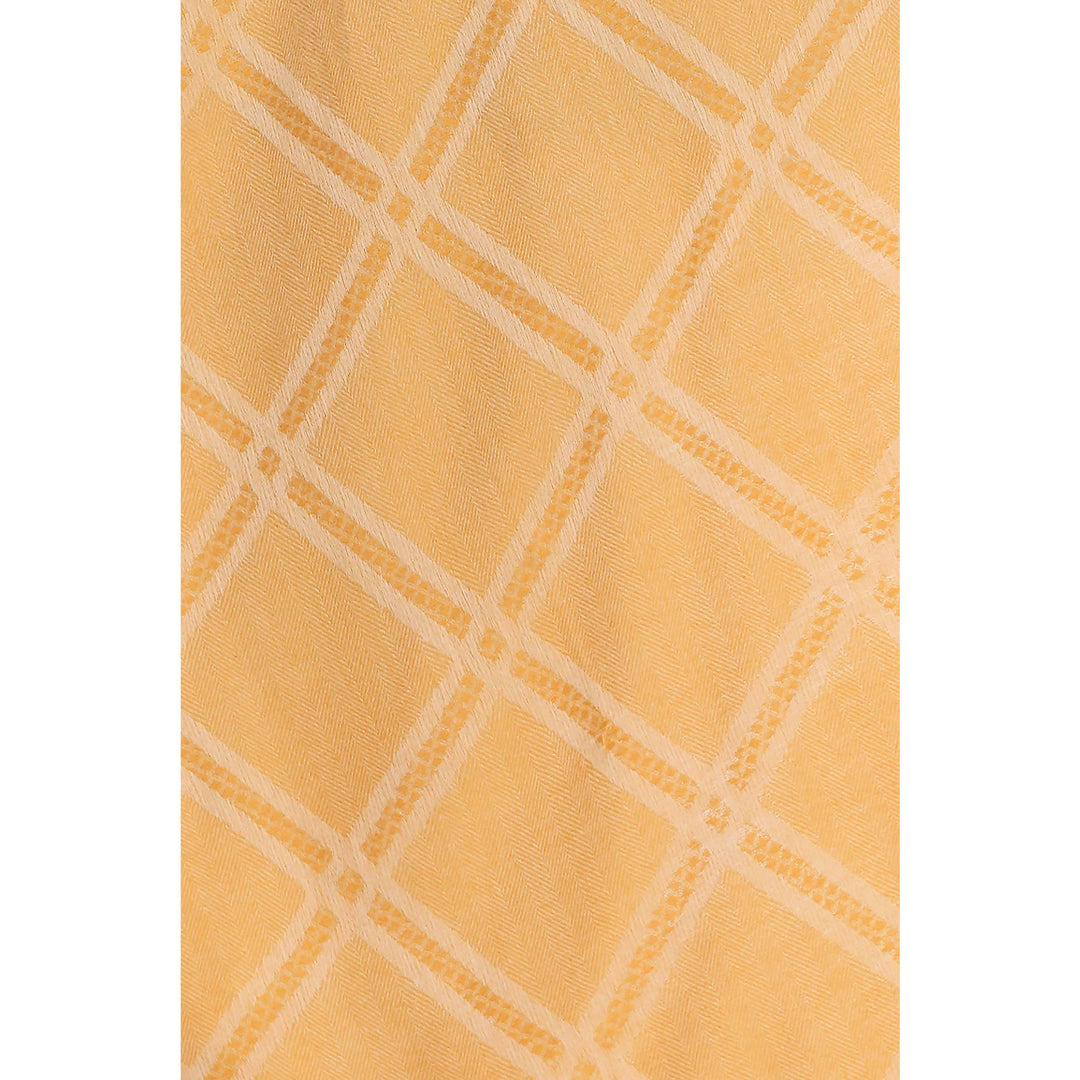 Yellow Cross Check Stole PW2712