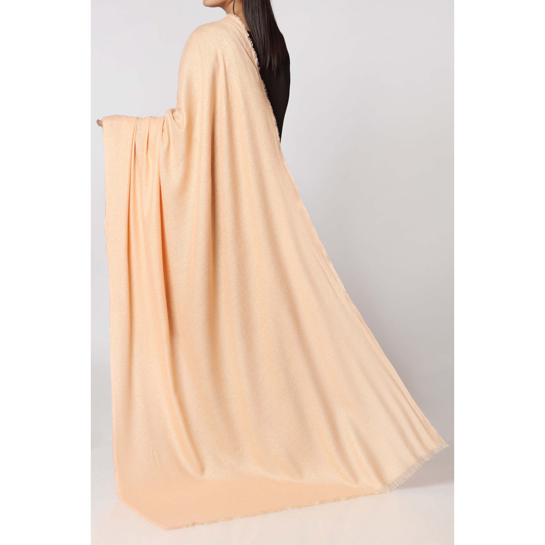 Peach Two Tone Shawl PW2742