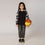 Girls Black Fleece Sweat Shirt PW2850