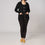 Black Mid Length Cardigan PW2903