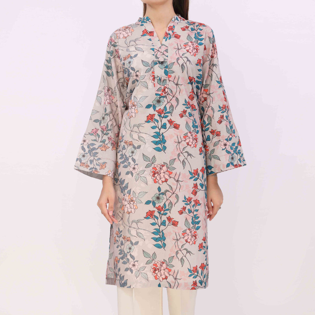 1PC Printed Cambric Shirt