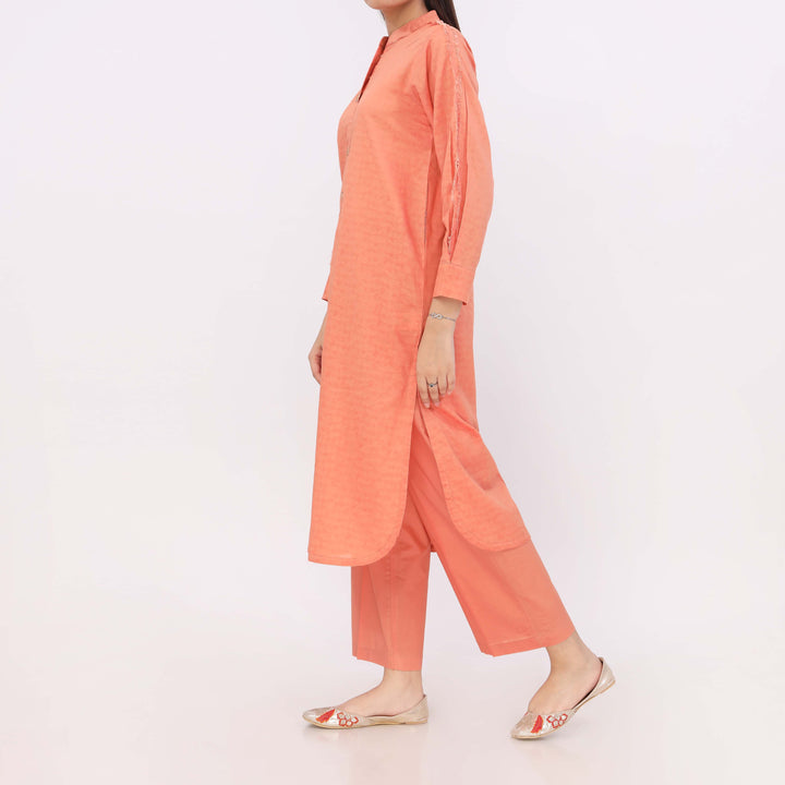 2PC Dyed Dobby Suit
