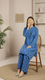 2PC Printed Viscose Linen Chambray Suit PW5219