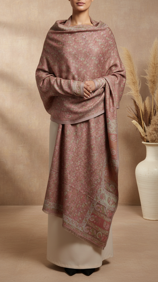 شال شتوي بني PW5744