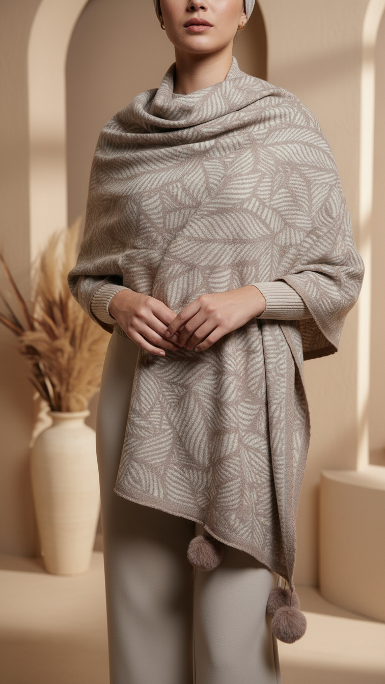 Brown Winter Stole PW5745
