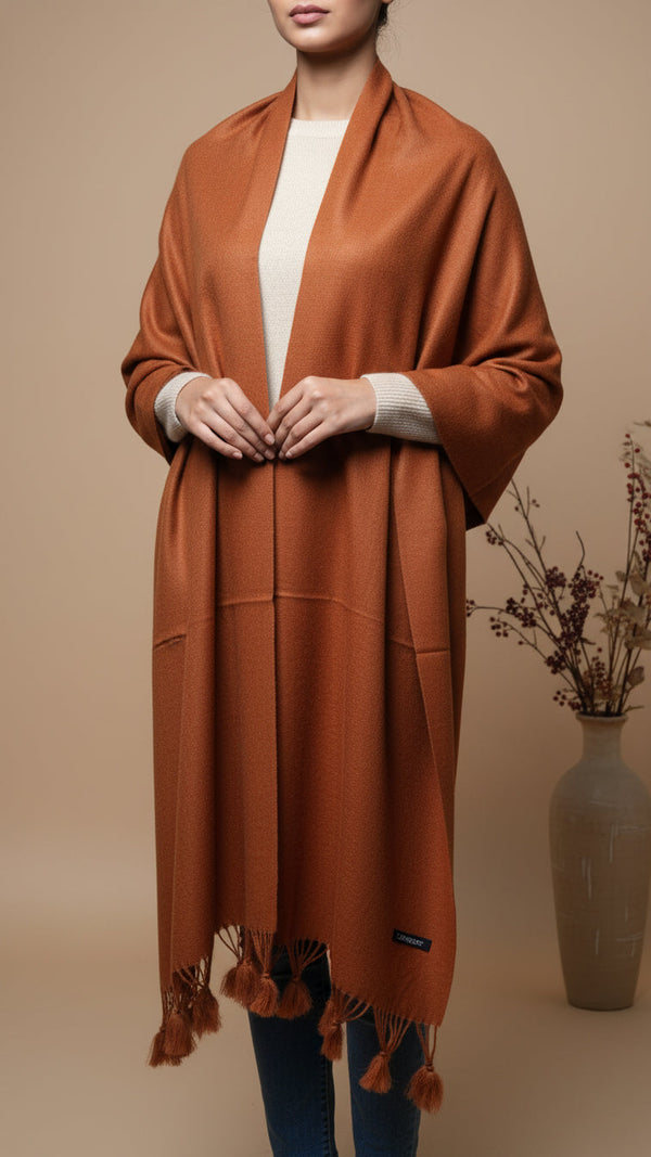 شال شتوي بني PW5757