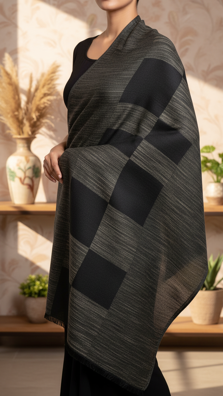 Coffee Winter Stole PW5759