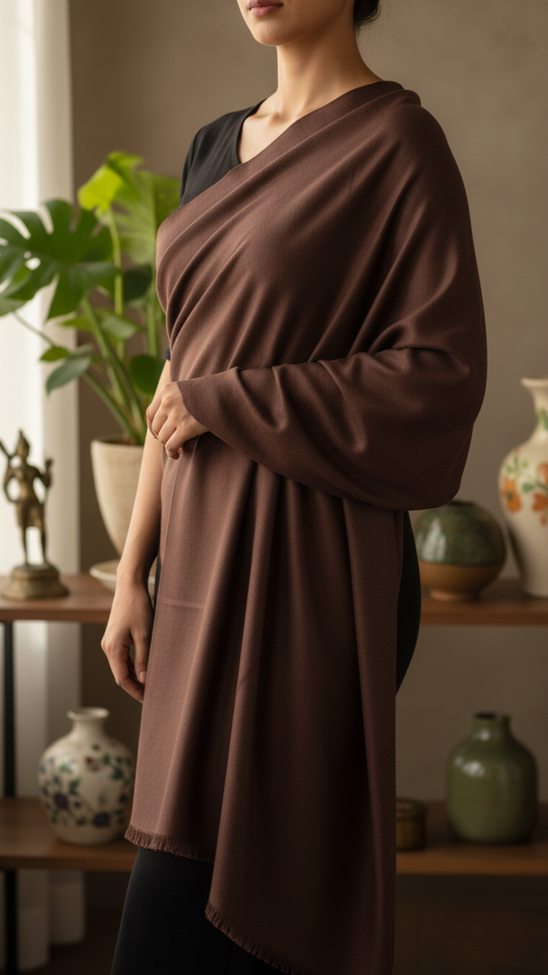 Coffee Winter Stole PW5767