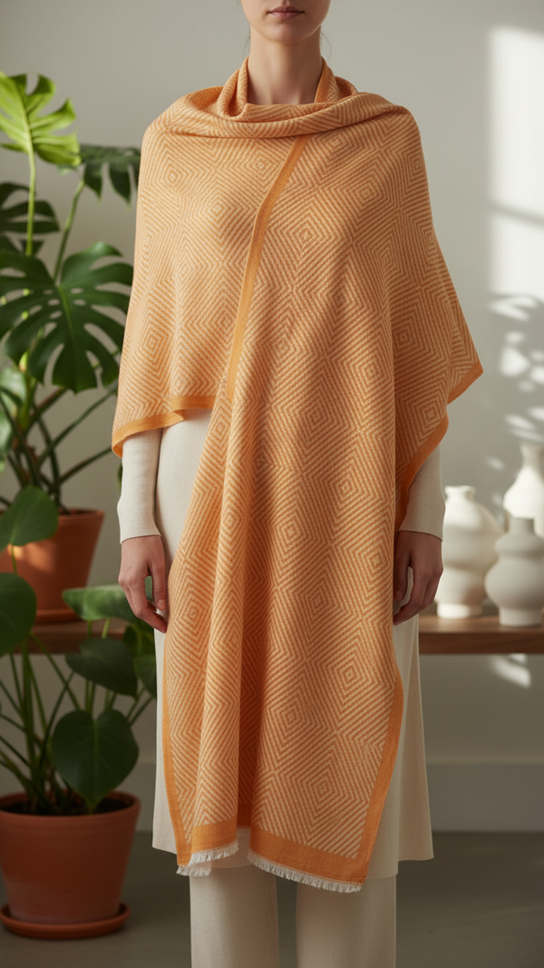 Mustard Winter Stole PW5771
