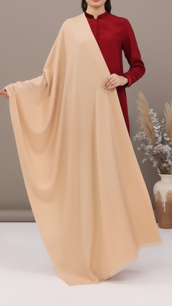 Beige Soft Feel Stole PW5801