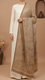 Beige Double Side Wearing Stole PW5813