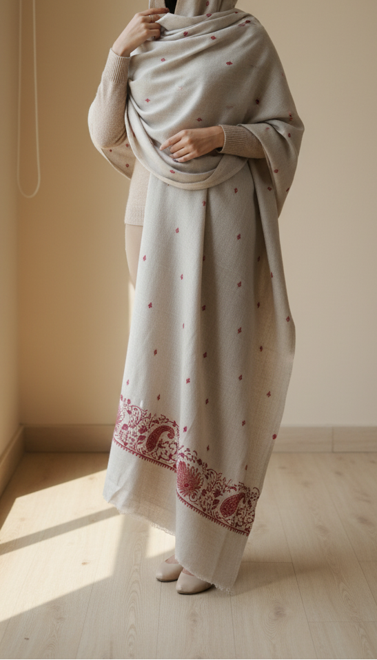 Fawn Winter Shawl PW5858