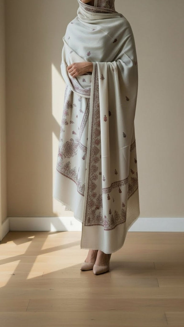 Beige Winter Shawl PW5867