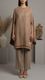 Brown Winter Cape Shawl PW5923