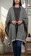 Green Winter Cape Shawl PW5925