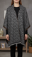 Black Winter Cape Shawl PW5930