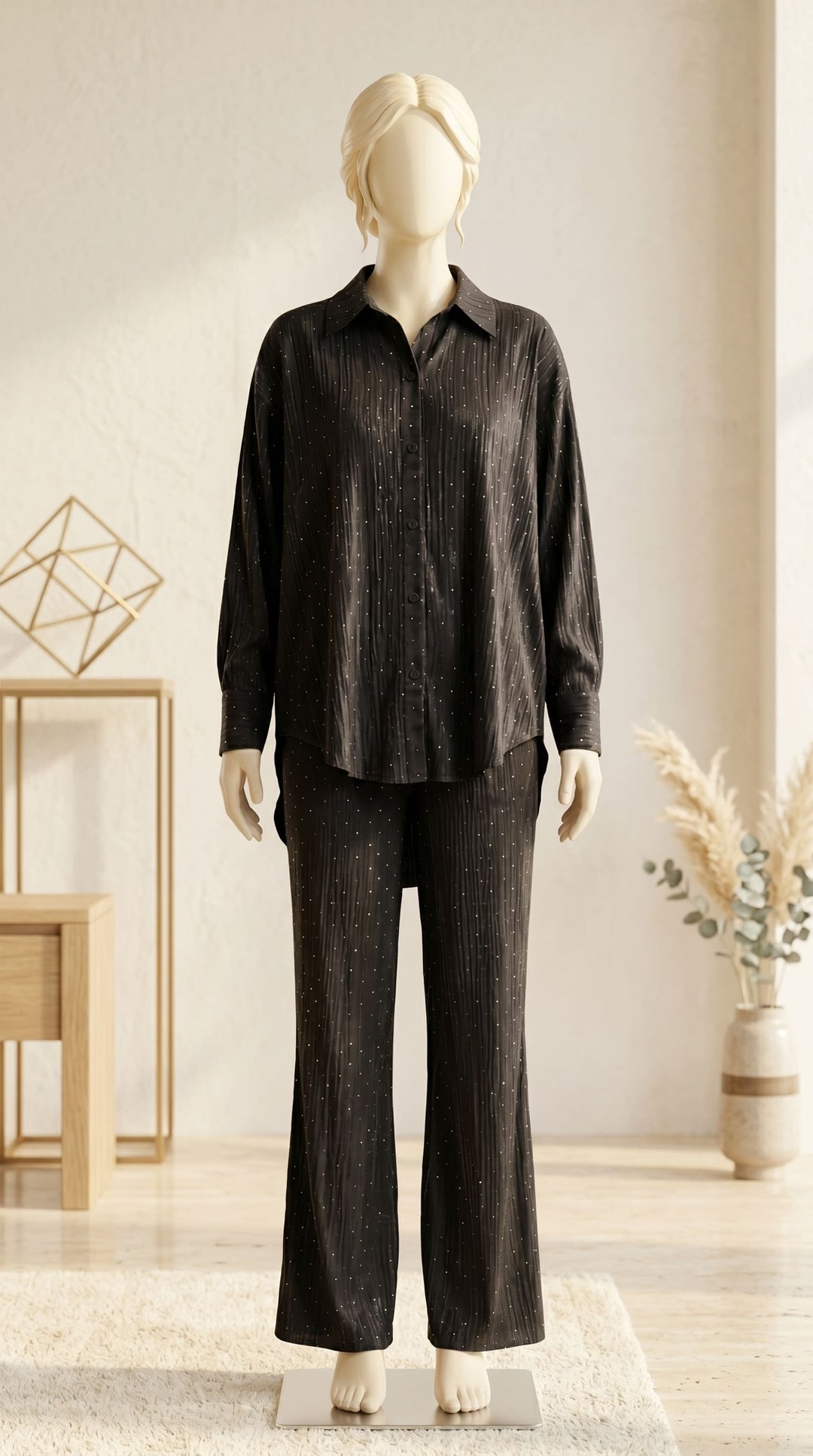 2 PC Embellished Blended Mix Suit PW606501