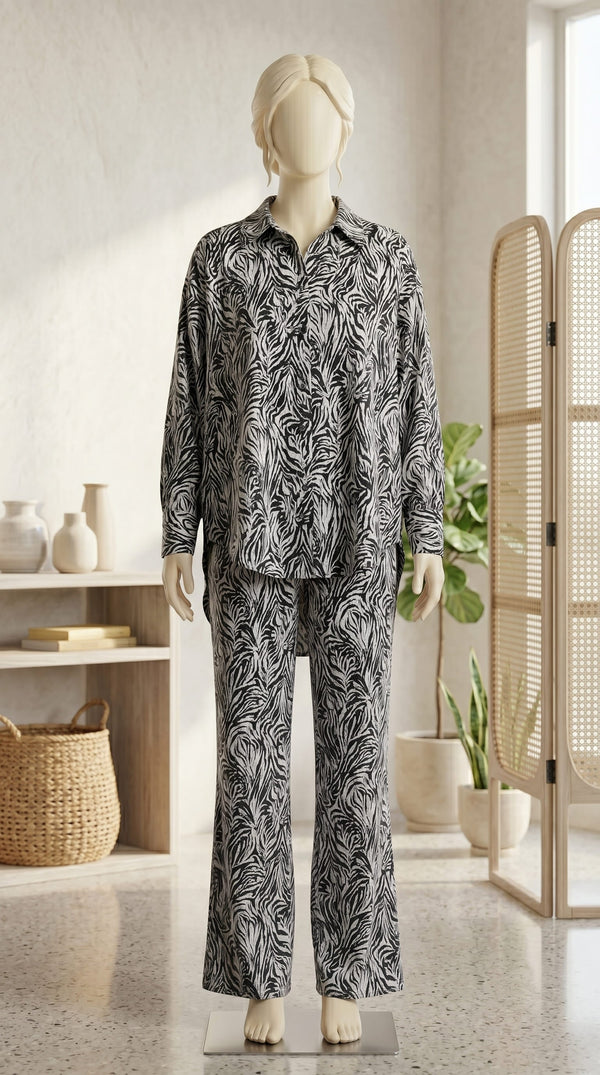 2 PC Embellished Blended Mix Suit PW606828