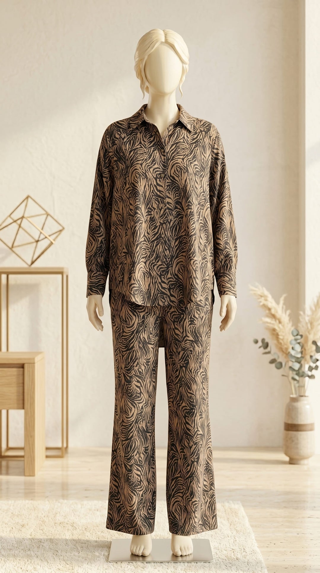 2 PC Embellished Blended Mix Suit PW606928